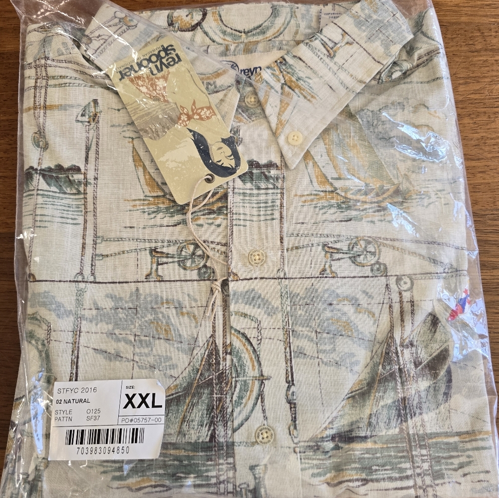 🌟 **New Reyn Spooner St Francis Stag Cruise Shirt - XXL** 🌟